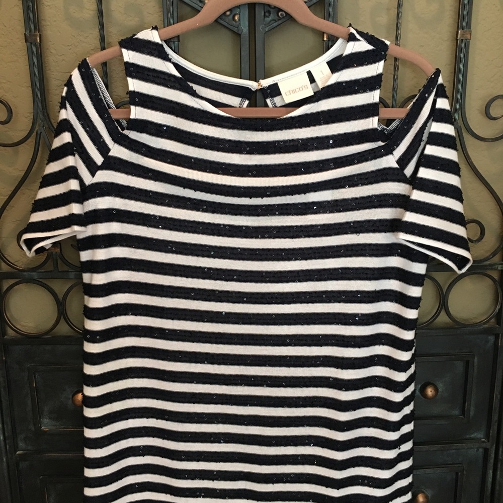 Resort Style Cold Shoulder Top